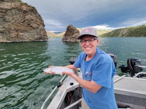 Twitching Jigs for Trout on Holter Lake